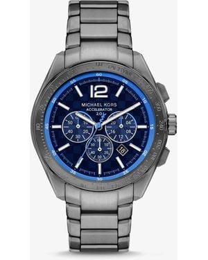 Michael Kors Oversized Accelerator 2.0 Gunmetal Watch - Metallic
