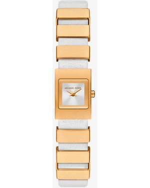 Michael Kors Mk Orologio Darrington Mini Tonalità Oro Con Cinturino - Metallizzato