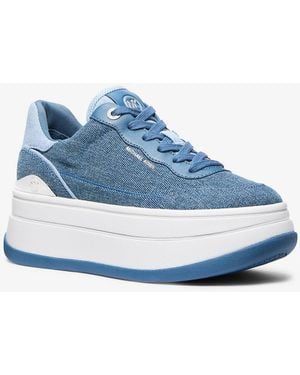 Michael Kors Hayes Lace Up Trainer - Blue