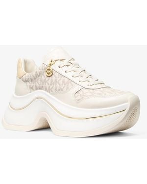 MICHAEL Michael Kors Mkzapatilla Arla De Piel Y Ante - Blanco
