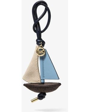 MICHAEL Michael Kors Mk Sailboat Bag Charm - White