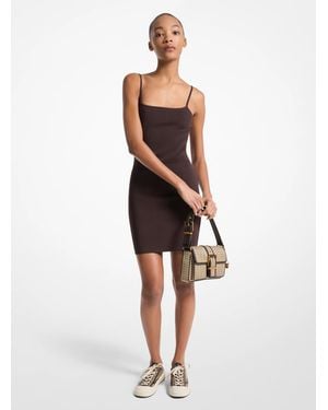 MICHAEL Michael Kors Mk Stretch Knit Cami Dress - White