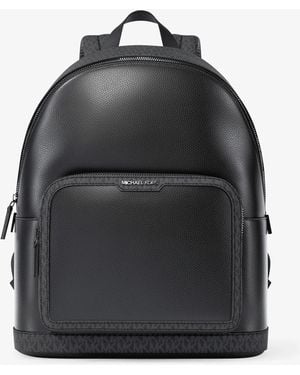 cooper pebbled leather commuter backpack ensuring you stand out in any setting Commuter Backpack Michael Kors Black
