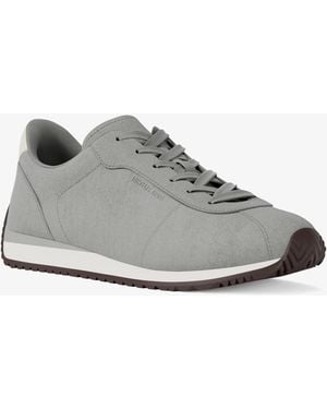 Michael Kors Mk Rhodes Suede Trainer - White