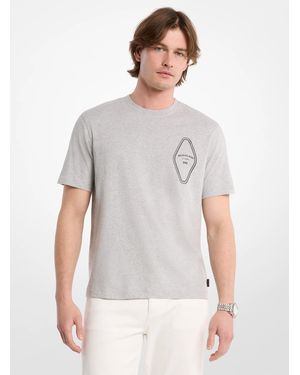 Michael Kors Graphic Logo Cotton T-Shirt - White