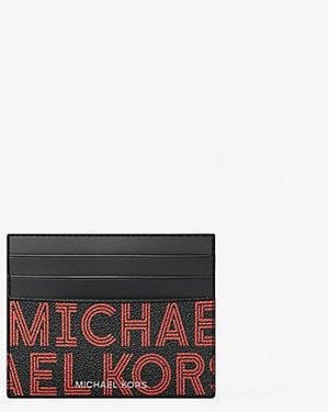 Michael Kors Cooper Graphic Logo Card Case - White