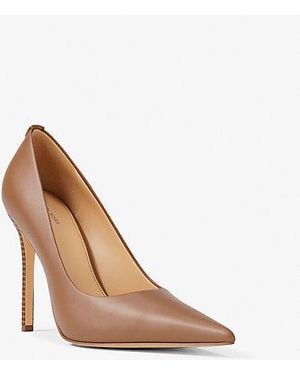 Michael Kors Elyse Leather Pump - White