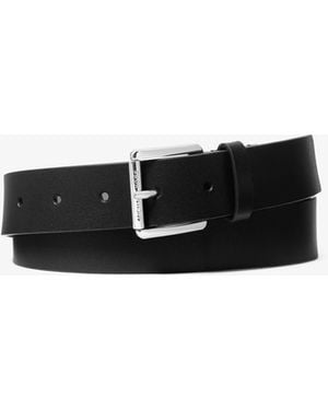 MICHAEL Michael Kors Michael Kors Leather Belt - White