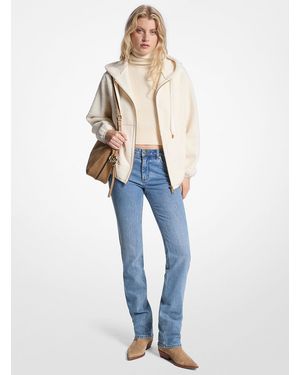MICHAEL Michael Kors Mkchaqueta Con Capucha De Sherpa - Azul