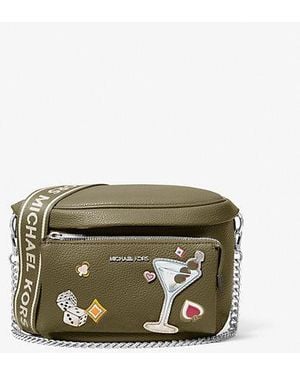 Michael Kors Slater Medium Embellished Sling Pack - Green