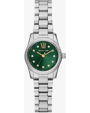 Michael Kors Mk Petite Lexington Pavé-Tone Watch - Green
