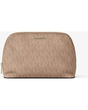 MICHAEL Michael Kors Mk Jet Set Small Signature Logo Travel Kit - Natural