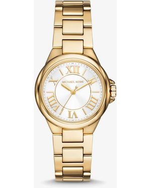 Michael Kors Camille Three-hand Rose Gold-tone Stainless Steel Watch - Metallic
