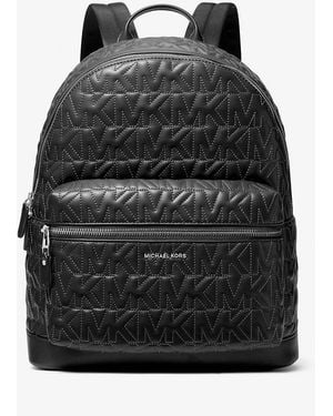 Michael Kors Mk Zaino Hudson Medio Con Logo - Nero