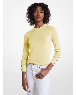 MICHAEL Michael Kors Mkjersey De Lana Merino - Amarillo