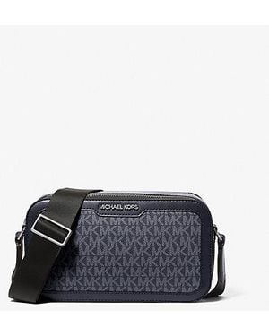 Michael Kors Cooper Signature Logo Crossbody Bag - Black