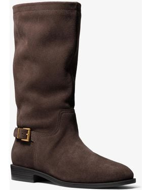 Michael Kors Harleigh Suede Boot - Brown