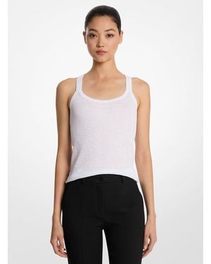 Michael Kors Mk Canotta - Bianco
