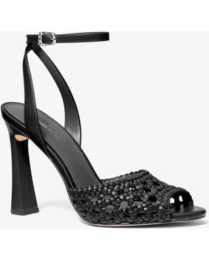 MICHAEL Michael Kors Mk Rosie Woven Sandal - White