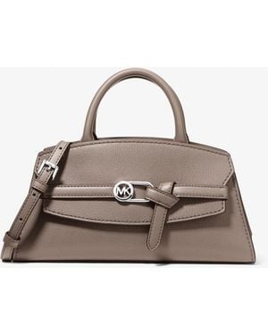 Michael Kors Greta Small Leather Satchel - Natural
