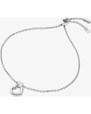 Michael Kors Knotted Heart Bracelet - White