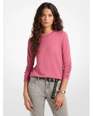 MICHAEL Michael Kors Mk Wool Jumper - Red