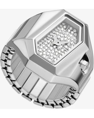 Michael Kors Mk Suri Pavé-Tone Ring Watch - White