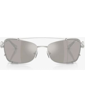 Michael Kors Mk Occhiali Da Sole Andros - Bianco