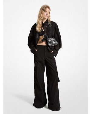 パンツ Michael Kors SS24 Satin cargo pants (MH330DS99G 288) Satin Cargo Pants by MICHAEL KORS | Rent the Runway