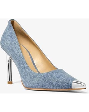 MICHAEL Michael Kors Mk Kasia Denim Pump - Blue