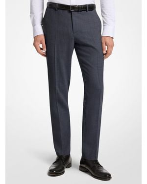 Michael Kors Mk Pantaloni Slim Fit - Blu