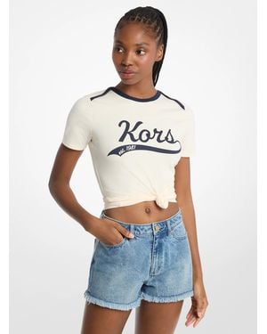 Michael Kors Kors Stretch Jersey T-Shirt - White
