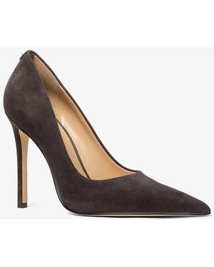 MICHAEL Michael Kors Mk Elyse Suede Pump - White