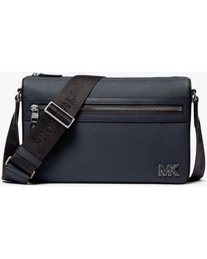 Michael Kors Mk Borsa Messenger Edison Media - Nero
