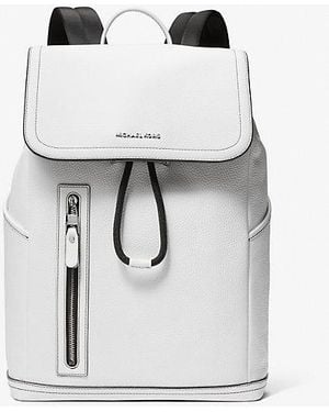 Michael Kors Mochila Hudson multibolsillos de piel granulada - Gris