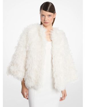 Michael Kors Michael Kors Mohair Blend Jacket - White