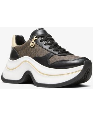 MICHAEL Michael Kors Mkzapatilla Arla De Piel Y Ante - Blanco
