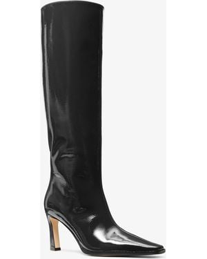 Michael Kors Darrah Patent Leather Boot - Black