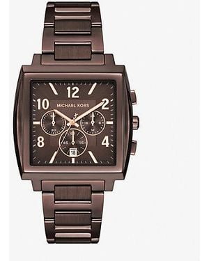 Michael Kors Oversized Rhys-Tone Watch - Brown