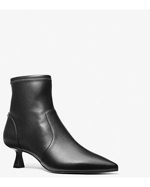 Michael Kors Amali Kitten Boot - White