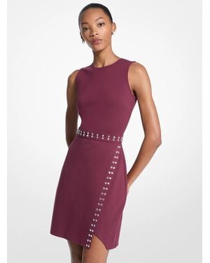 MICHAEL Michael Kors Studded Mini Dress - Purple
