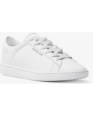 Michael Kors Reign Leather Trainer - White