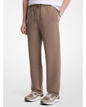 Michael Kors Mk Cotton Blend Joggers - Natural