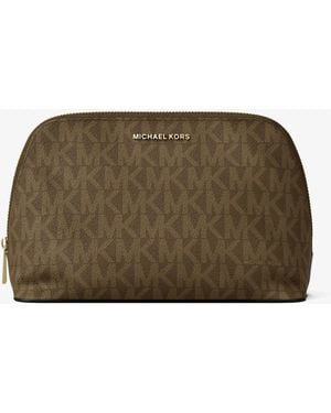 MICHAEL Michael Kors Mk Jet Set Small Signature Logo Travel Kit - Green