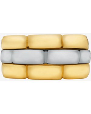 Michael Kors Mk Two-Tone 3-Link Ring - Metallic