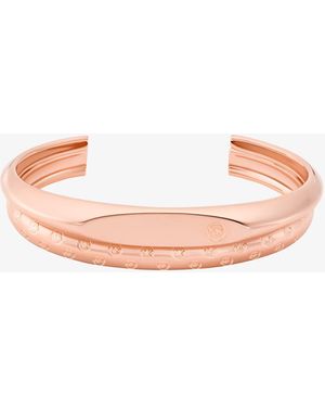 Michael Kors Logo Engraved Cuff - Pink