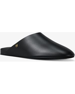 Michael Kors Cady Leather Mule - Black