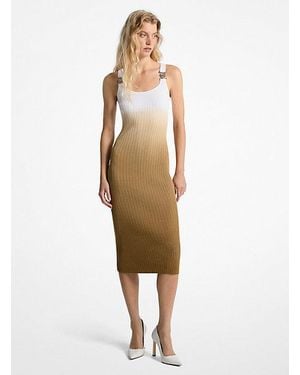マイケルコース★Ribbed Stretch Viscose Blend Dress Ribbed Stretch Viscose Blend Dress | Michael Kors [US]