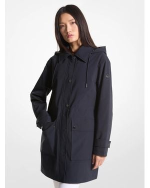 MICHAEL Michael Kors Mk Woven Hooded Anorak - Blue