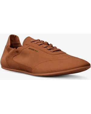 Michael Kors Archer Suede Sneaker - Brown